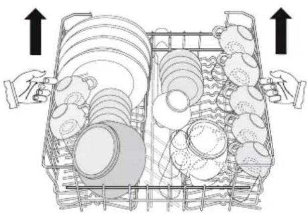 PROGRESS PV1535 - Adjustment of the height of the upper basket - 1