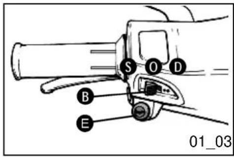 PIAGGIO NRG DD DT 50 - Frakobling af spærreanordningen - 2