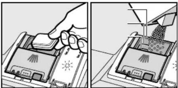 BOSCH SMV69U80EU - Polnjenje pomivalnega sredstva - 1