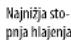 THETFORD N3112 - Izbira stopnje hlajenja - 2