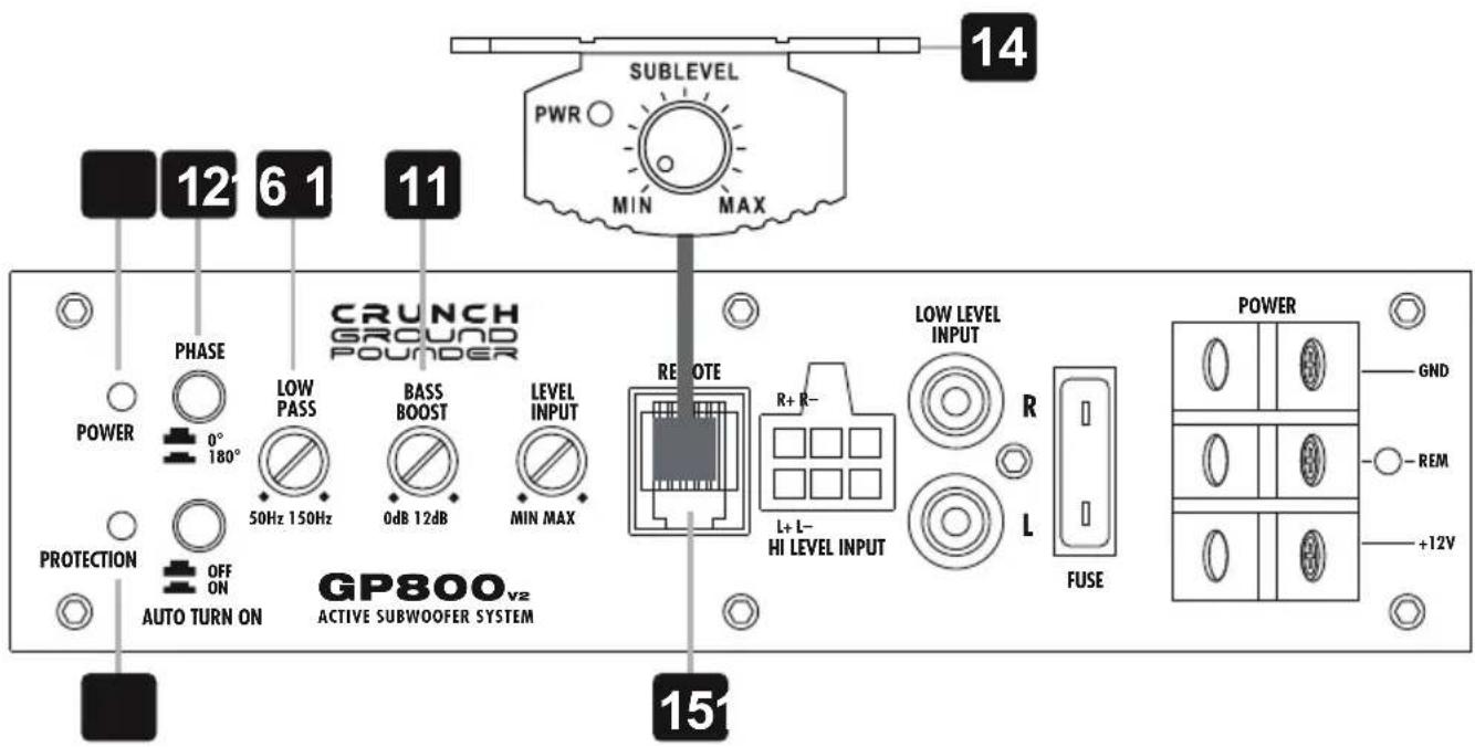 Crunch GP800 - PROTECTION CIRCUIT - 1