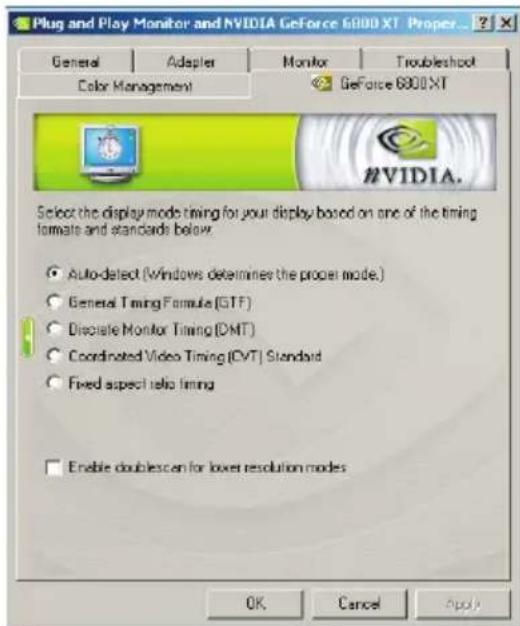ECS N9500GT1GDSF - Temporização do modo de exibicao - 1