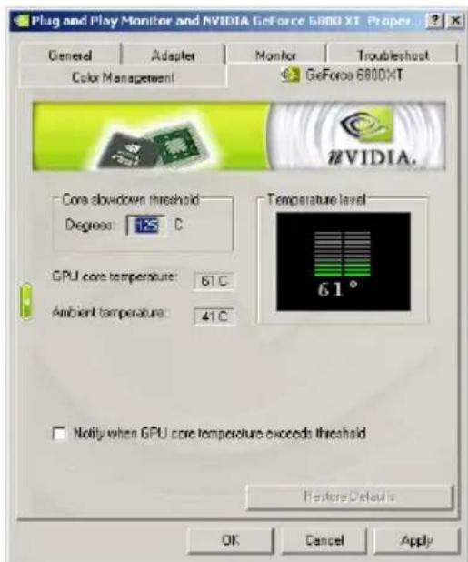 ECS N9500GT1GDSF - Temperature Settings - 1