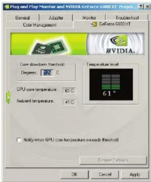 ECS N9500GT1GDSF - Configuraciones de Temperatura - 1