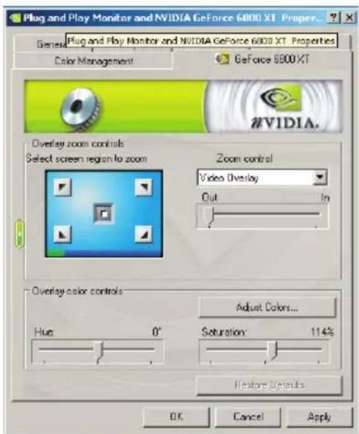 ECS N9500GT1GDSF - Einstellungen zum Video-Overlay - 1
