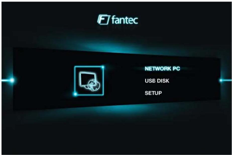 Fantec TVLHD - Hauptmenü - 1