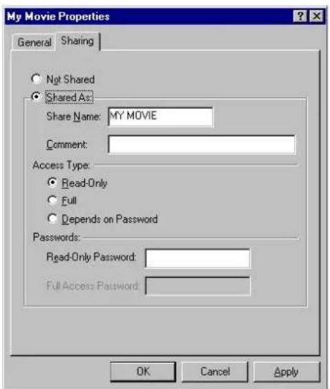 Fantec TVLHD - Configuration du partage de données sous Windows 98 / ME - 2