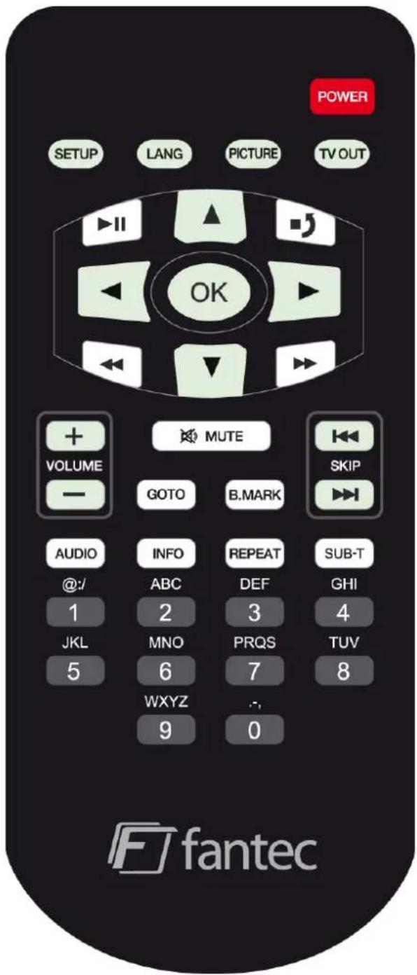 Fantec TVLHD - Remote Control - 1