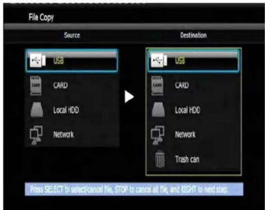 Fantec MMFHDL - Kopier-MENU - 1