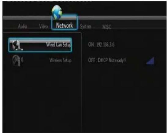 Fantec MMFHDL - Changing Network Settings - 1