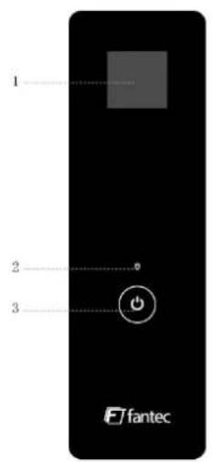 Fantec MMFHDL - Panneau avant - 1
