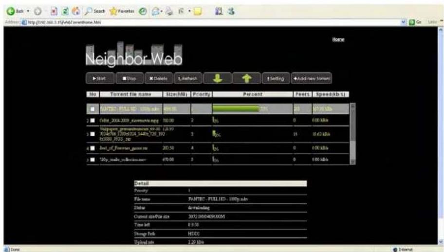 Fantec MMFHDL - Gestion des télécharges - 1