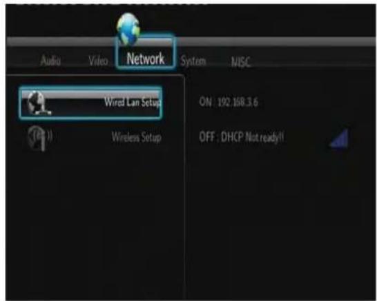 Fantec MMFHDL - Netzwerkeinstellungen ändern - 1
