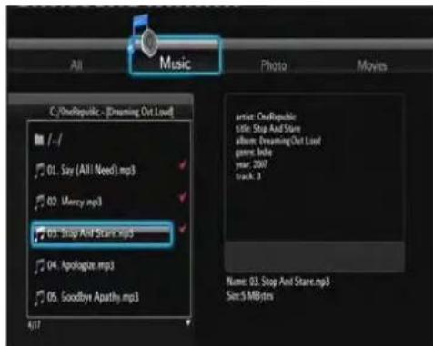 Fantec MMFHDL - Adding files to the playlist - 1