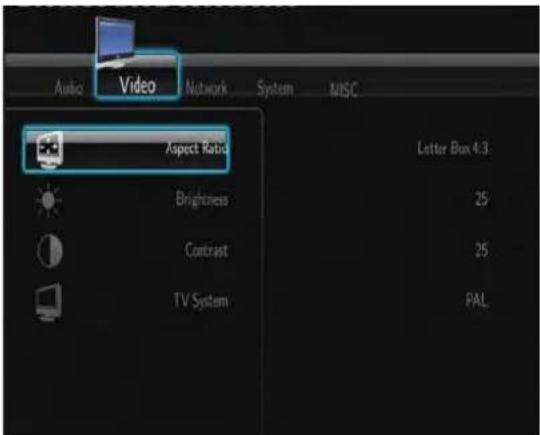 Fantec MMFHDL - Videoeinstellungenändern - 1