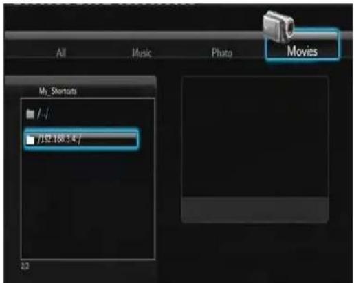 Fantec MMFHDL - Parcourir par 'Mes_raccourcis' - 3