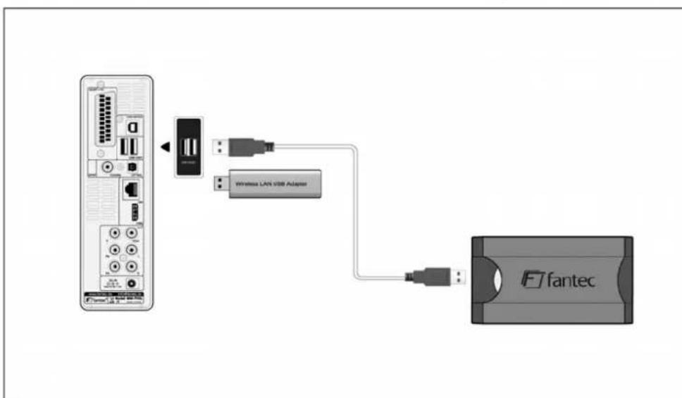 Fantec MMFHDL - Connecting to a WLAN - 1