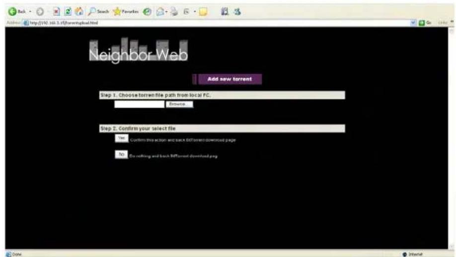 Fantec MMFHDL - Add new torrent - 1