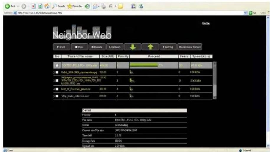 Fantec MMFHDL - Die Downloads verwalten - 1