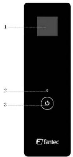 Fantec MMFHDL - Frontblende - 1