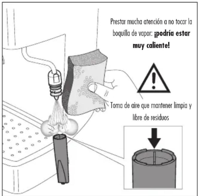 GAGGIA Espresso Dose - Instrucciones para la limpieza: - 1