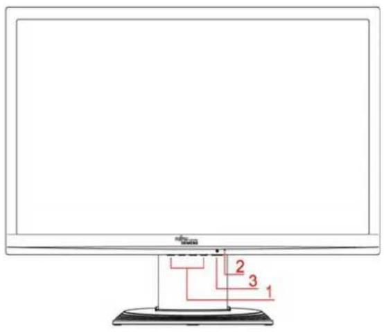 FUJITSU SL 3230T - Tænde og slukke for skærmen - 1