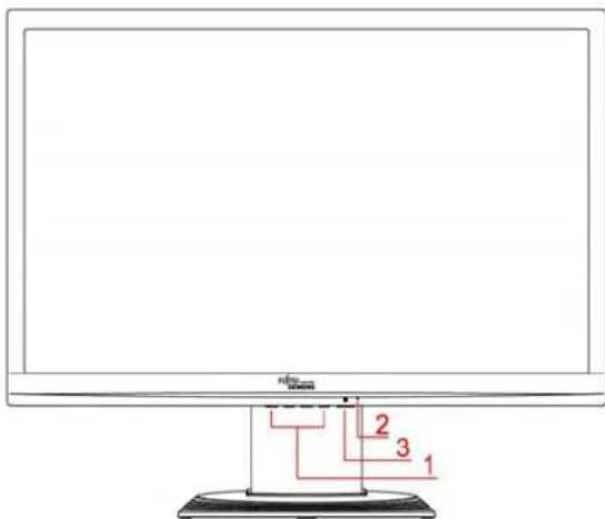 FUJITSU SL 3230T - Bildschirm ein-/ausschalten - 1