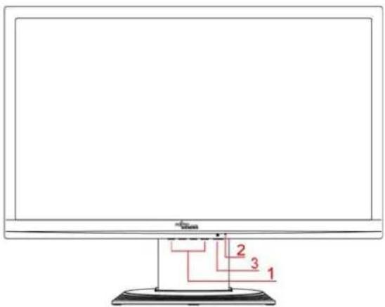 FUJITSU SL 3230T - Vaizduoklio jungimas ir išjungimas - 1