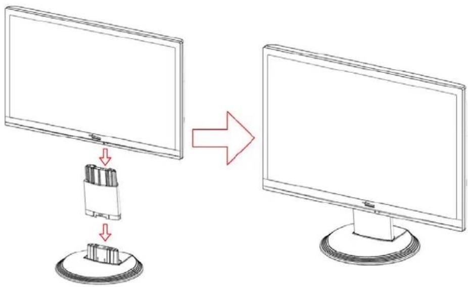 FUJITSU SL 3230T - Vaizduoklio stovo surinkimas - 2