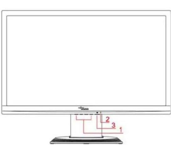 FUJITSU SL 3230T - Monitor ki/bekapcsolása - 1