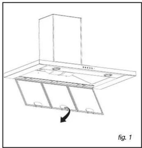 FAGOR 5CFT90 X - - Dismantling the filter cartridge (fig. 1) - 1