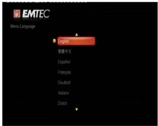 EMTEC Movie Cube V120H - Choix de langues - 1