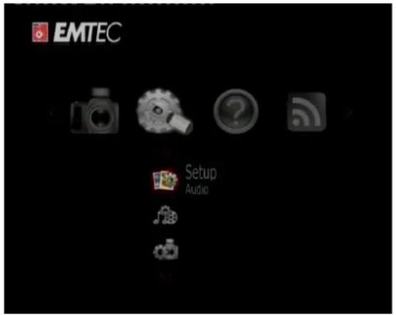 EMTEC Movie Cube V120H - Menu de configuration - 1
