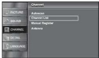 FUNAI LC195SLX - Channel List - 5