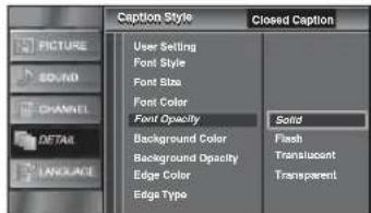 FUNAI LC195SLX - Font Opacity - 1
