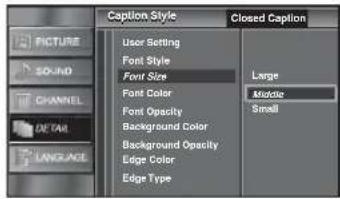 FUNAI LC195SLX - Font Size - 1