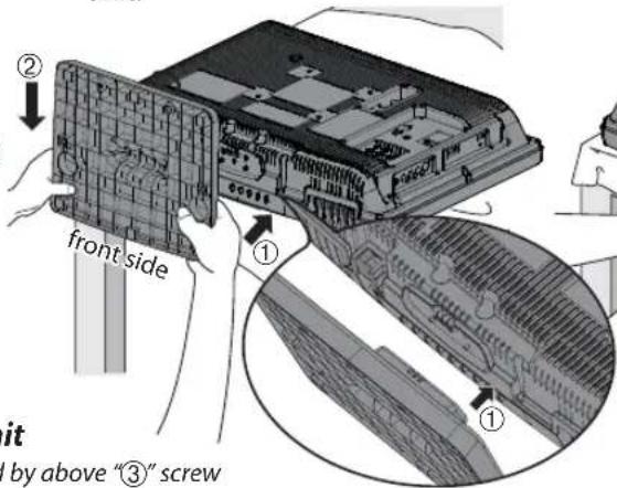 FUNAI LC195SLX - √ Attaching the Stand - 2