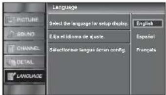 FUNAI LC320SLX - Language Selection - 5