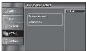 FUNAI LC320SLX - Info Logiciel Actuel - 7