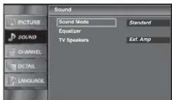 FUNAI LC320SLX - Sound Adjustment - 5