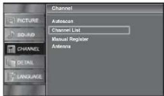 FUNAI LC320SLX - Channel List - 6