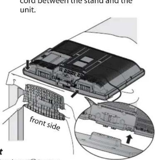 FUNAI LC320SLX - ☑ Attaching the Stand - 2