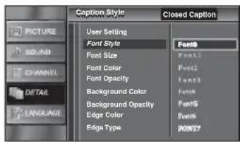 FUNAI LC320SLX - Font Style - 1