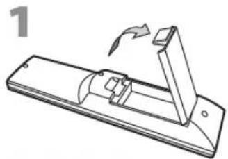 FUNAI LC427SSX - √ Installing the Batteries - 1