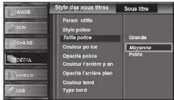 FUNAI LC427SSX - Taille police - 1