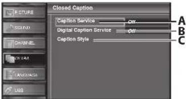 FUNAI LC427SSX - √ Closed Caption - 6