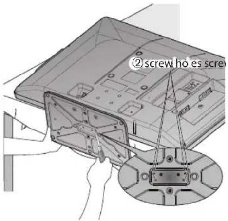 FUNAI LC427SSX - √ Attaching the Stand - 3