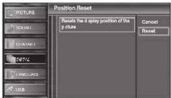 FUNAI LC427SSX - Position Reset - 2