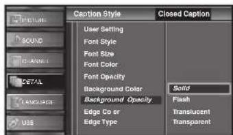 FUNAI LC427SSX - Background Opacity - 1