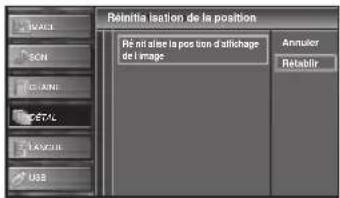 FUNAI LC427SSX - Réinitialisation de la Position - 2